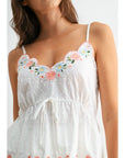 Fiona Floral Embroidered Sleepwear Set
