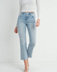 Slim Cropped Bootcut Denim