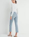 Slim Cropped Bootcut Denim
