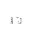 Square Diamond Hoops