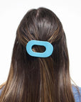 Flat Round Hair Clip | Small | Summer Sky