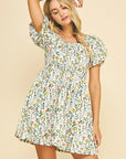 Stephanie Bubble Sleeve Dress