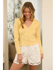 Alina Scalloped Cardigan