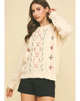 Christmas Stitch Detailed Sweater