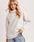 Marley Oversized Mock Neck Sweatshirt
