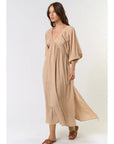 Eva Empire Waist Midi Dress