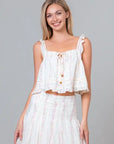 Kimberly Ruffle Lace Top