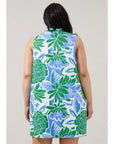 Kalani Sleeveless Shift Mini Dress - Plus Size