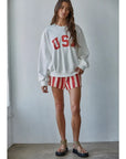 USA Crew Neck Sweatshirt