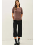 Sophia Soft Short Sleeve Top