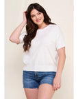 Sami Short Sleeve Dolman - Plus Size