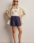 Amara Drawstring Woven Shorts
