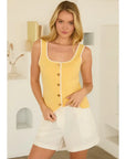 Belle Button Front Vest