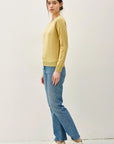 Wool Blended Raglan Sleeve Sweater