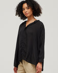 Small Collar Button Up Shirt