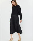 Yemi Pullover Sweater and Pleated Dress Set