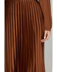 Dakota Pleated Midi Dress - Plus Size