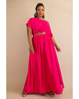 Anissa Off Shoulder Maxi Set - Plus Size- FINAL SALE ITEM