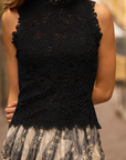 Serena Sleeveless Lace Top