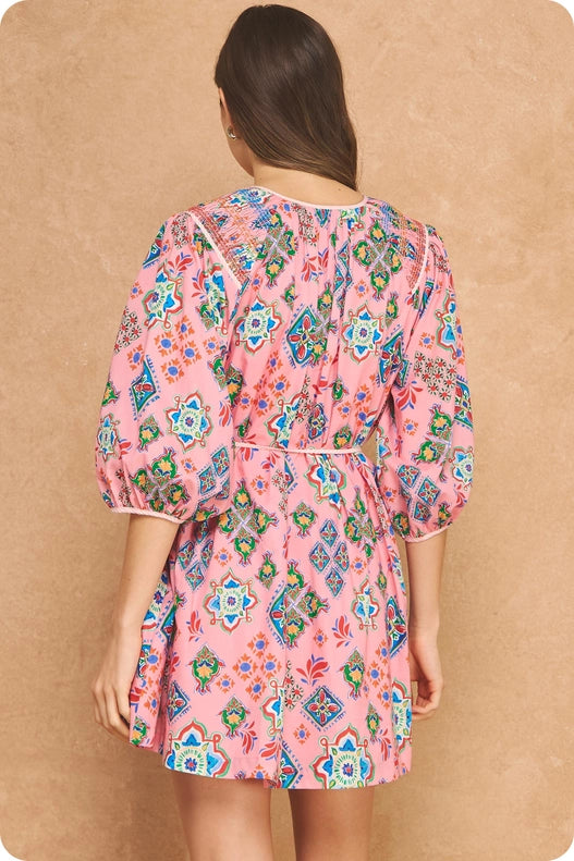 Bella Bohemian Mini Dress
