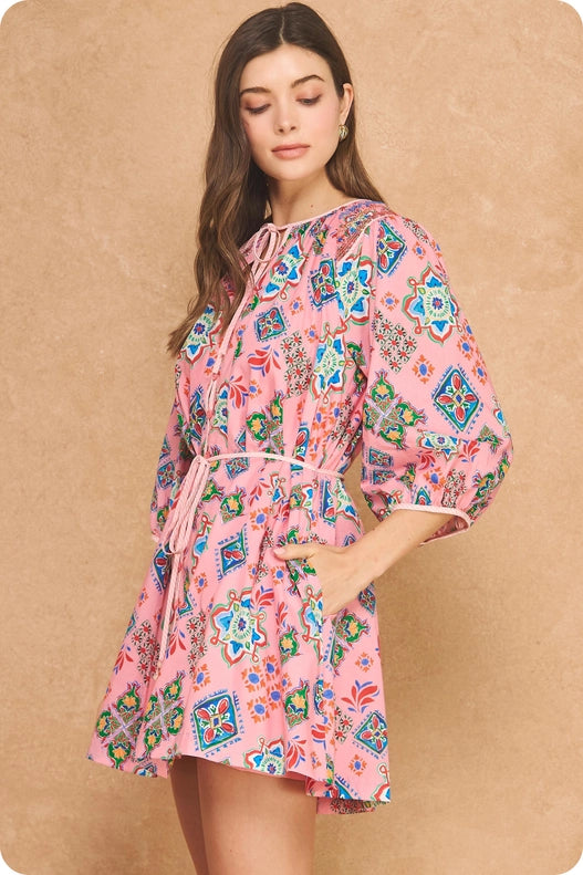 Bella Bohemian Mini Dress