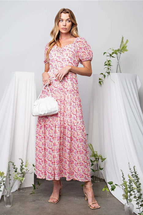 Gianna Tiered Maxi Dress - Plus Size