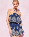 Caroline Cotton Embroidery Romper