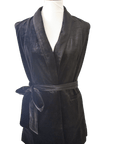 Nora Velvet Vest with Tie