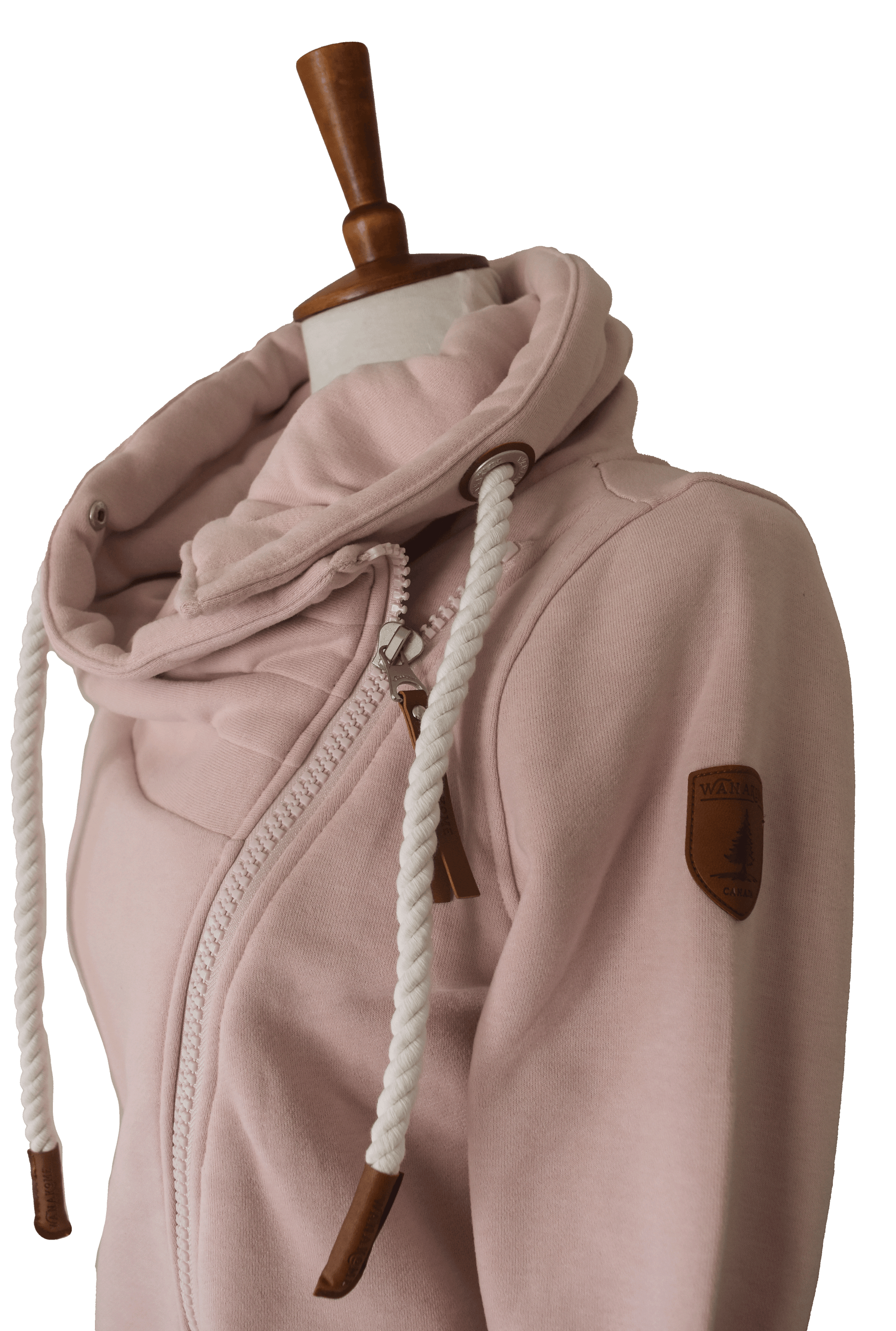 Hestia Full Zip Cowl Neck Sweatshirt by Wanakome