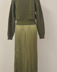 Bailey Sweater & Pleated Dress Set