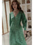 Odette  Button Down Long Sleeve Midi Dress - Final Sale Item
