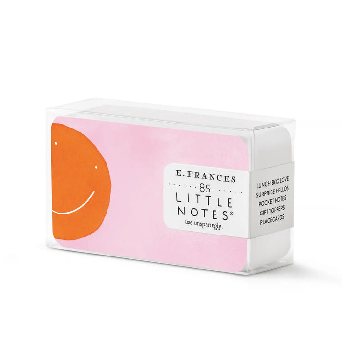 Orange Smiley Little Notes