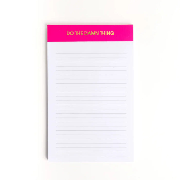 Do The Damn Thing Notepad