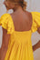 Nymph Summer Linen Maxi Dress - Sun Glow