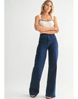 Paige Palazzo Denim Jeans