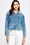 Cece Cropped Denim Shacket