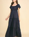 Acadia Short Sleeve Maxi Dress- FINAL SALE ITEM