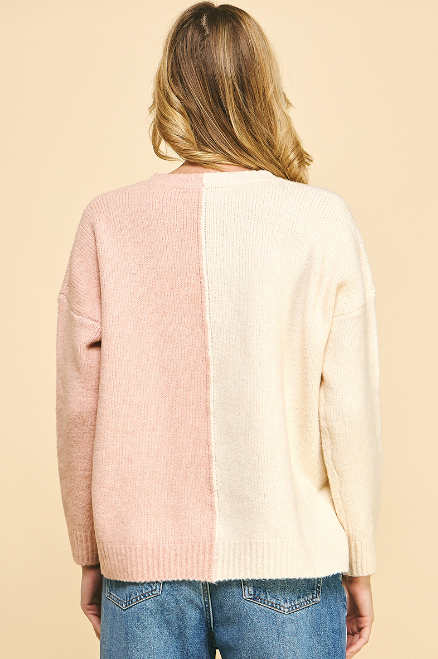 Janey Color Block Sweater