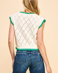 Penny Crochet Knit Blouse