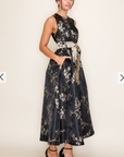 Molly Floral Jacquard Midi Dress
