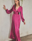 Rianna Ruched Maxi Dress