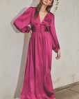 Rianna Ruched Maxi Dress