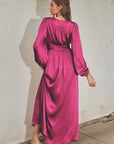 Rianna Ruched Maxi Dress