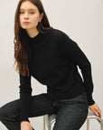 Alyssa Mockneck Classic Sweater