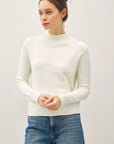 Alyssa Mockneck Classic Sweater