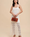 Amelia Crochet Maxi Tank Dress