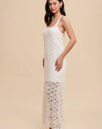 Amelia Crochet Maxi Tank Dress