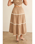 Ariana Tiered Maxi Skirt