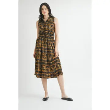 Palmer Buttondown Midi Dress