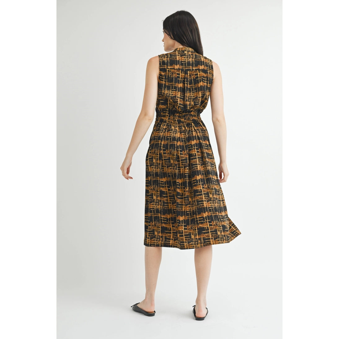 Palmer Buttondown Midi Dress